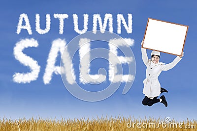 Autumn sale concept Stock Photo