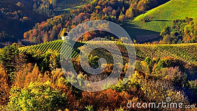 Slovenia landscape , autumn scene, nature , mountains Stock Photo