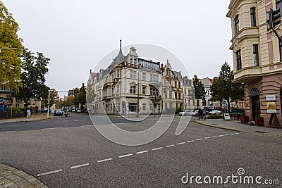 Autumn Street. Editorial Stock Photo