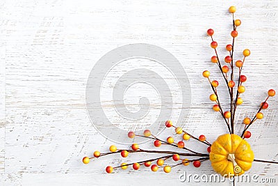 Autumn Thanksgiving Background Stock Photo