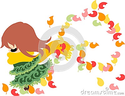 An autumn time Vector Illustration