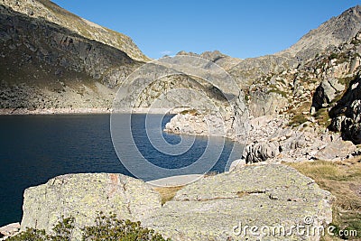 Autumn in the Vall Incles, Andorra Stock Photo