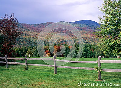 Autumn in Vermont Stock Photo