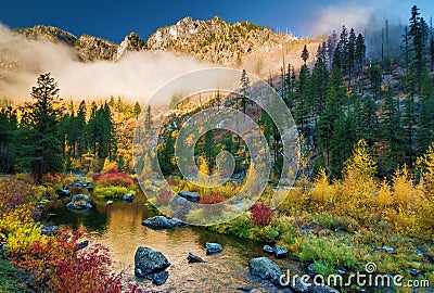 Alpine landscape Stock Photo