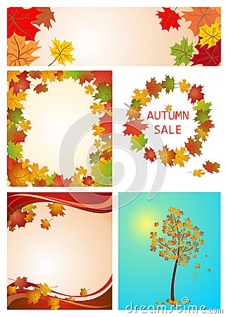 Autumnal design Vector Illustration