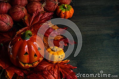 Autumnal flat lay Stock Photo