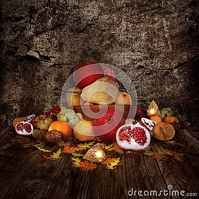 Autumnal still life Stock Photo