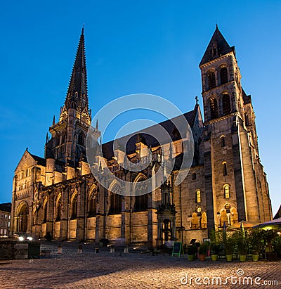 Autun Cathedral Stock Photo