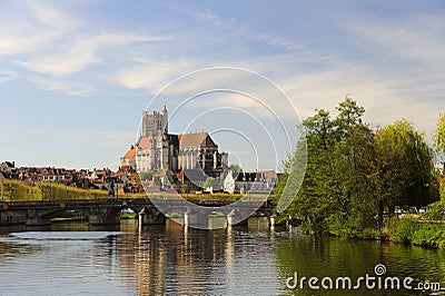 Auxerre Stock Photo