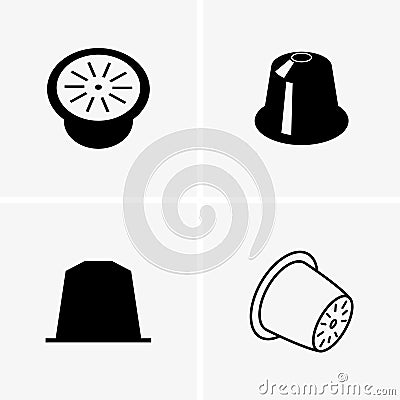 Coffee capsules Vector Illustration