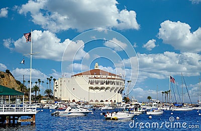 Avalon Casino in Marina Editorial Stock Photo