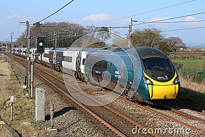 Avanti West Coast pendolino electric train Editorial Stock Photo