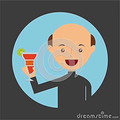 Avatar of men Vector Illustration