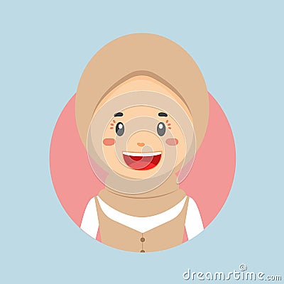 Avatar of a Wedding Character Vector Illustration