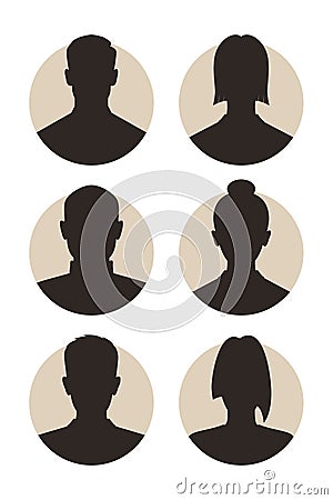 Avatars abstract people Cartoon Illustration