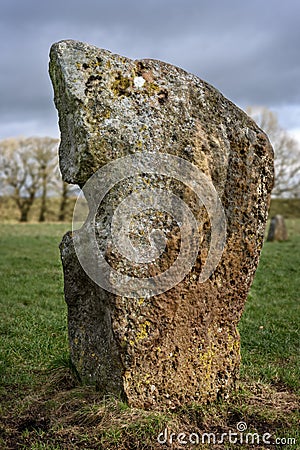 Avebury neolithic henge monument Editorial Stock Photo