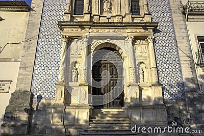 Church Santa Casa da Misericordia de Averio Editorial Stock Photo