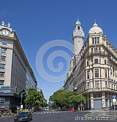 Buenos Aires, Argentina, Avenida Julio Roca. Editorial Stock Photo