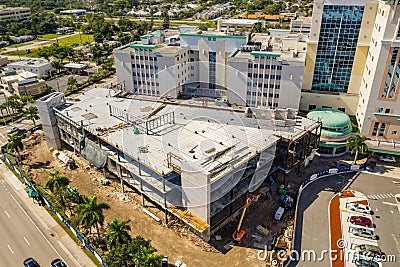 Aventura Hospital construction expansion 2019 Editorial Stock Photo