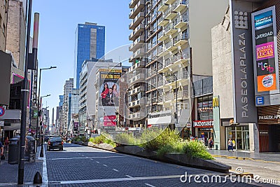 Buenos Aires, Argentina, Avenida Corrientes. Editorial Stock Photo