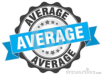 average seal Vector Illustration