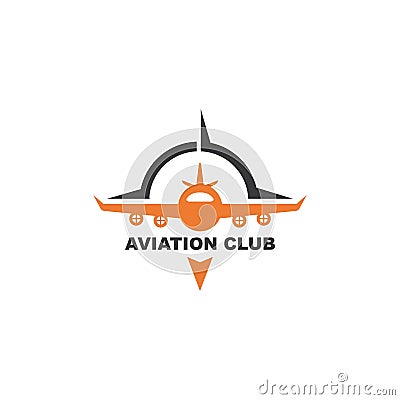 aviation academy vector illustration design Vector Illustration