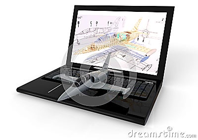 Aviation CAD Stock Photo