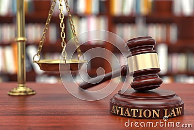 Aviation Law Stock Photo