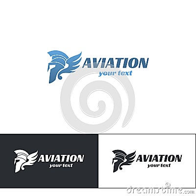 Aviation Logo Design Six Vector Illustration