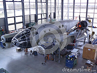 Aviation museum Munich, Germany Editorial Stock Photo