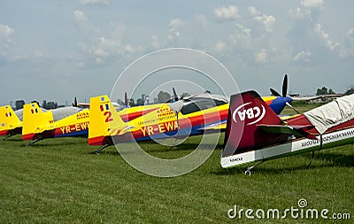 Aviation show, raw Editorial Stock Photo