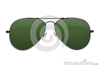 Aviator sunglasses isolated Stock Photo