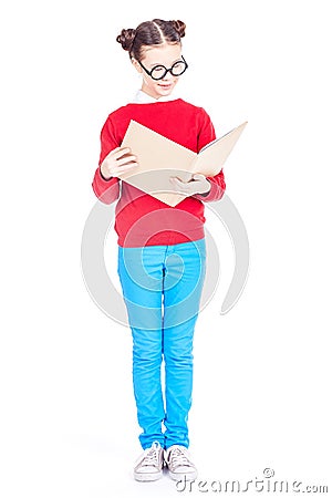 Avid reader Stock Photo