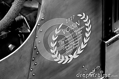 Avions VOISIN World speed Record 1927 Editorial Stock Photo