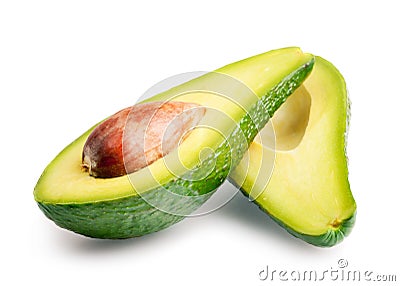 Avocado Halves Stock Photo