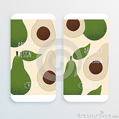 Avocado illustration Cartoon Illustration