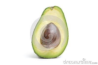 Avocado isolated on a white background Stock Photo