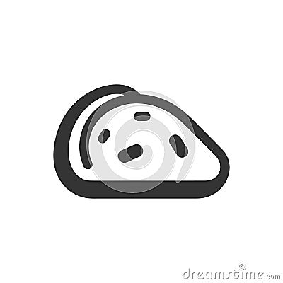 Avocado Toast Icon Vector Illustration