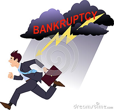 Avoiding bankruptcy Stock Photo