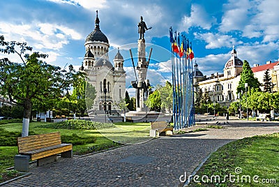 Avram Iancu Square,Cluj-Napoca,Romania Stock Photo