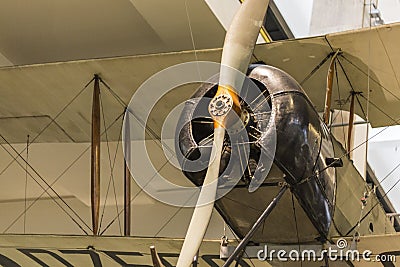 Avro 504K biplane Editorial Stock Photo