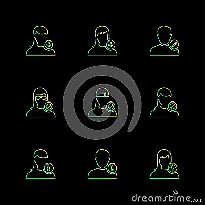 avtar , user , profile , avatar , emoji , emoticon , eps icons s Vector Illustration