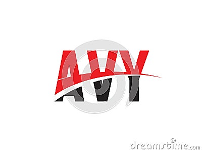 AVY Letter Initial Logo Design Vector Illustration Vector Illustration