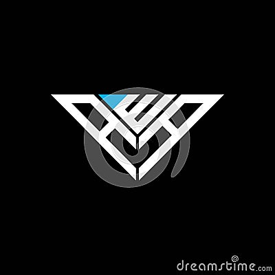 AWA letter logo creative design with vector graphic, Vector Illustration