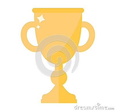 Award cup vector icon Vector Illustration