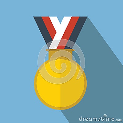 Award flat illustration, vector, flat design Vector Illustration