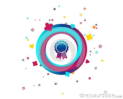 Award medal icon. Best guarantee symbol. Vector Illustration