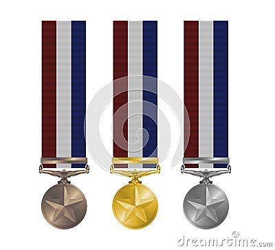 Award Medals Stock Photo