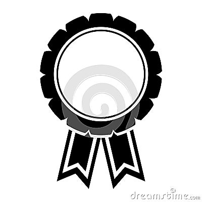 Award ribbon isolated Vector Illustration