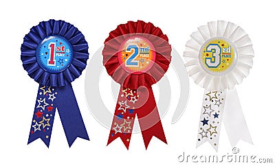 Award Ribbons Stock Photo